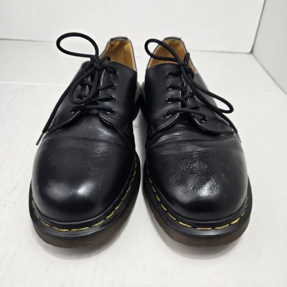 DR MARTENS 1461 BLACK SMOOTH LEATHER OXFORD SHOES Men'sSIZE 12 ( Uk 11 )